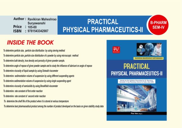 PRACTICAL PHYSICAL PHARMACEUTICS II (SEM IV) B.PHARM - Medical ...