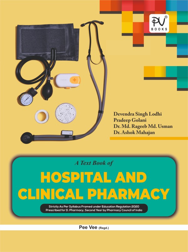 Text Book Of Hospital And Clinical Pharmacy Dpharm 2nd Year