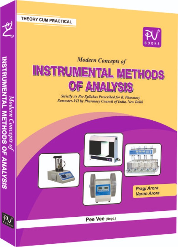 MODERN CONCEPTS OF INSTRUMENTAL METHODS OF ANALYSIS (B.PHARM 7TH SEM ...